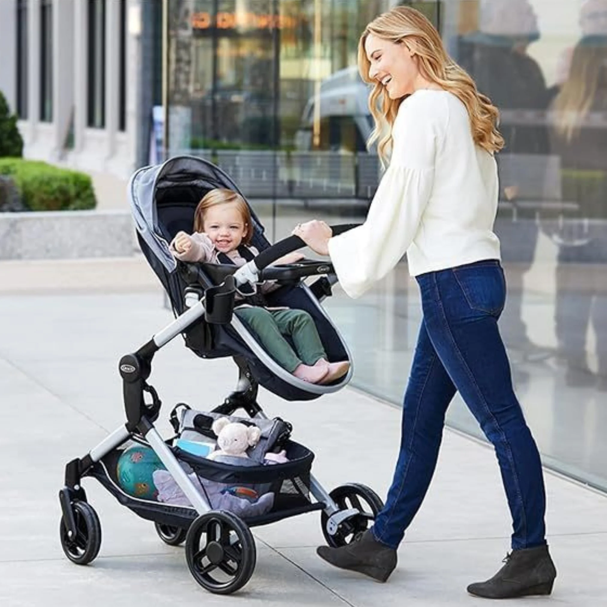 Travel System: Coche Modes™ Nest + Silla Nido SnugRide® 35 Lite Elite – Norah | Graco