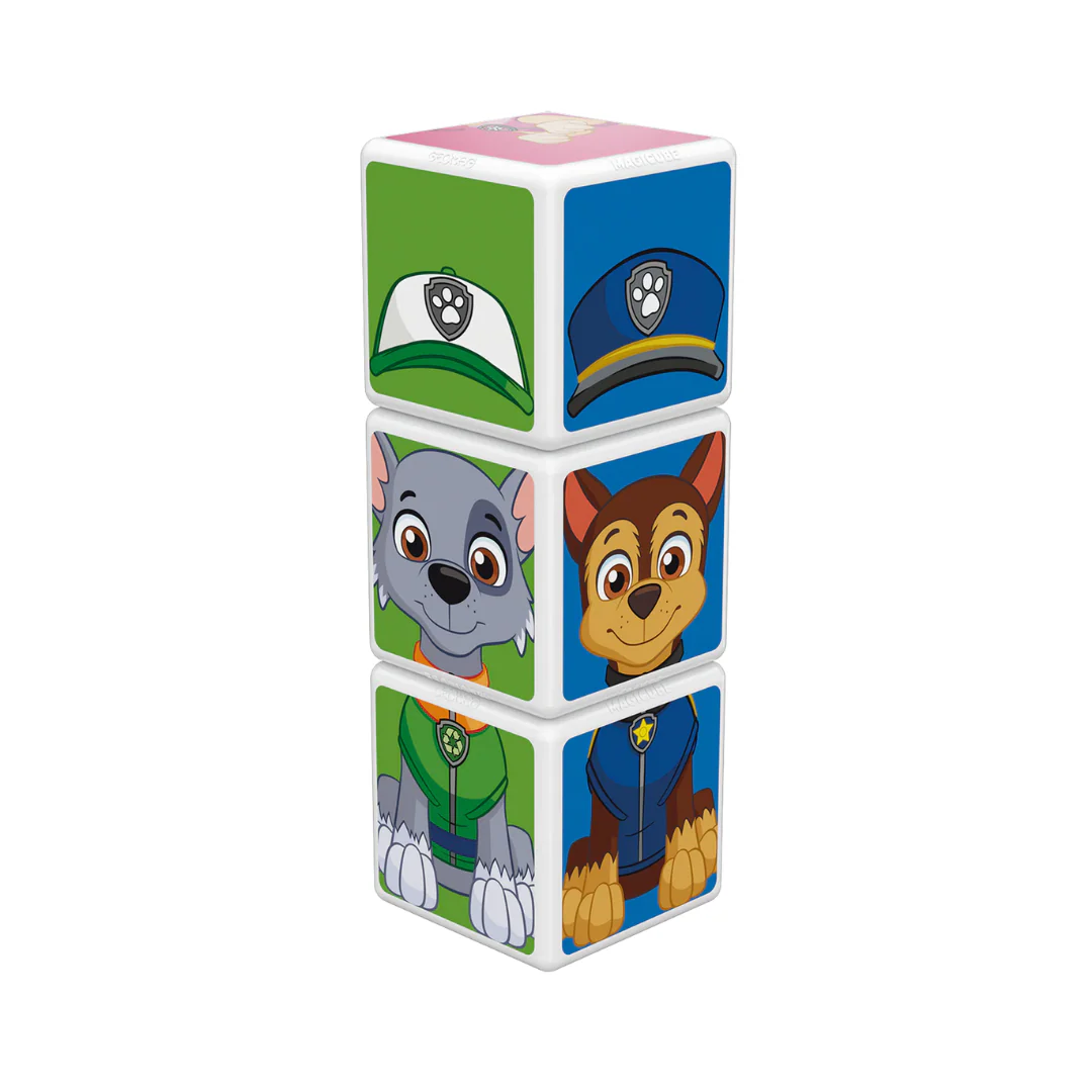 Cubos Magnéticos MAGICUBE Paw Patrol - Chase, Skye y Rocky (3 cubos) | Geomag - Imagen 3