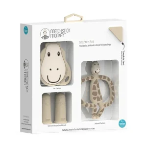 Set de Inicio para la Dentición - Jirafa | Matchstick Monkey